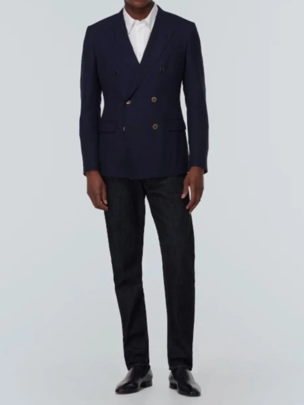 Christian Louboutin Dandelion Flat - Navy - Size EU 45 / US 12